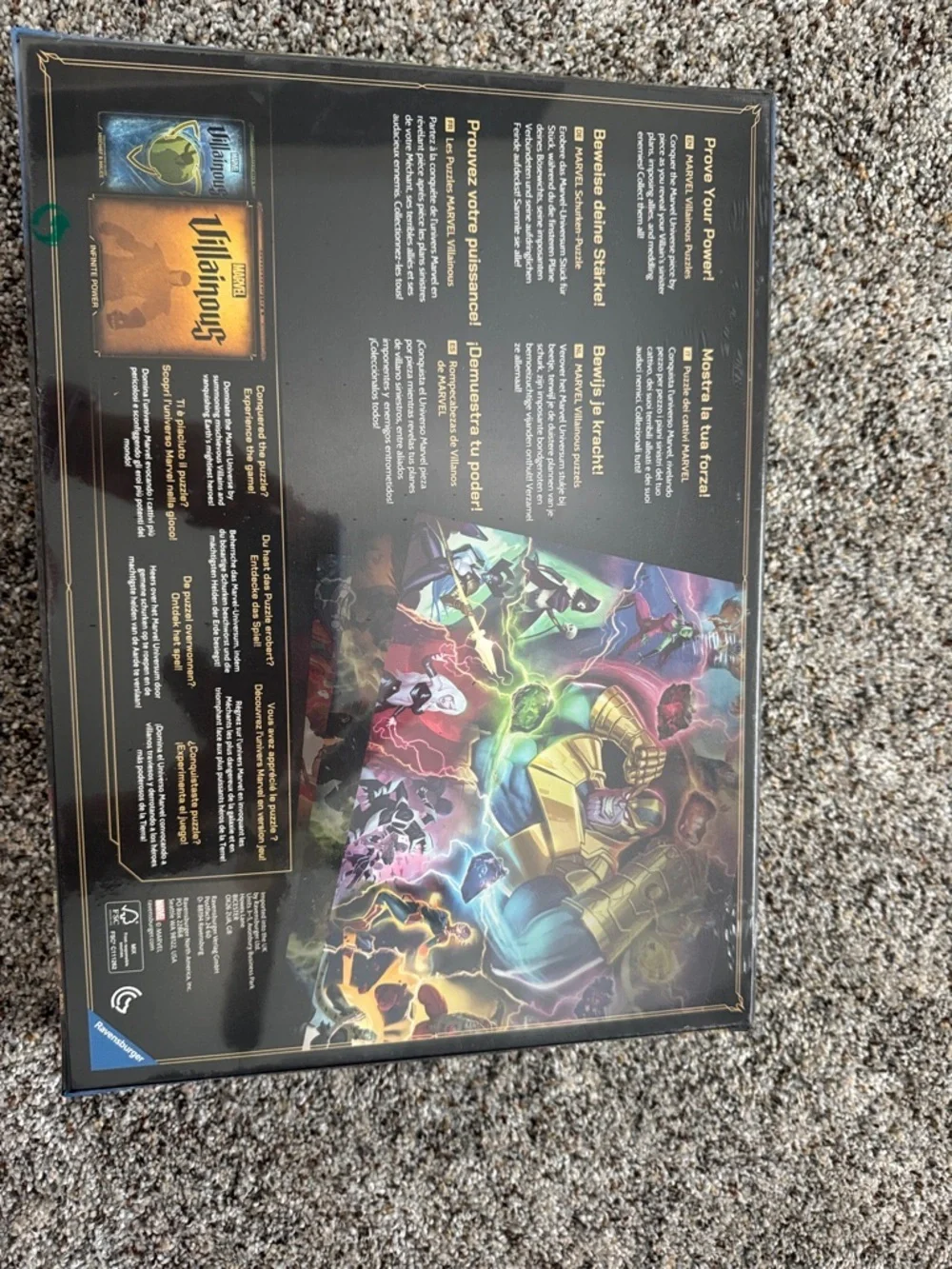 Ravensburger Marvel Villainous Hela Puzzle – Green, Black & Gold Artwork